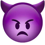 Angry Face with Horns