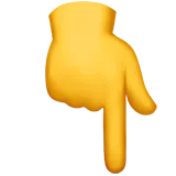 Backhand Index Pointing Down