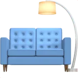 Couch and Lamp
