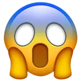 Face Screaming in Fear