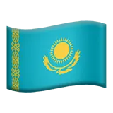 Flag: Kazakhstan