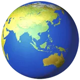 Globe Showing Asia-Australia