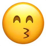 Kissing Face with Smiling Eyes