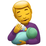 Man Feeding Baby