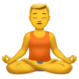 Man in Lotus Position