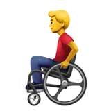 Man in Manual Wheelchair