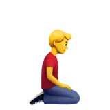 Man Kneeling Facing Right