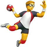 Man Playing Handball