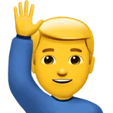 Man Raising Hand
