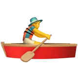 Man Rowing Boat