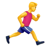 Man Running Facing Right