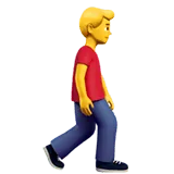 Man Walking Facing Right