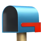 Open Mailbox with Lowered Flag