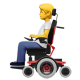 Person in Motorized Wheelchair