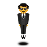 Person in Suit Levitating