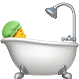 Person Taking Bath