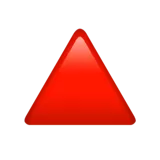 Red Triangle Pointed Up