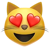 Smiling Cat with Heart-Eyes