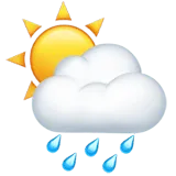 Sun Behind Rain Cloud