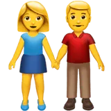 Woman and Man Holding Hands