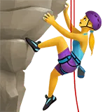 Woman Climbing