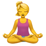 Woman in Lotus Position
