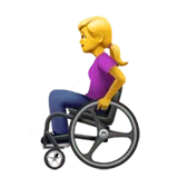 Woman in Manual Wheelchair