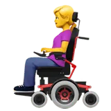 Woman in Motorized Wheelchair