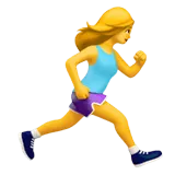Woman Running Facing Right