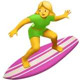 Woman Surfing