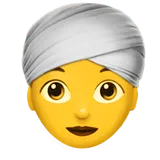 Woman Wearing Turban