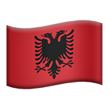 Flag: Albania