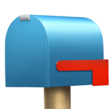 Closed Mailbox With Lowered Flag
