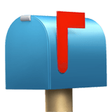 Closed Mailbox With Raised Flag