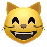 Grinning Cat With Smiling Eyes