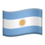 Flag: Argentina on Apple