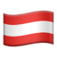 Flag: Austria on Apple