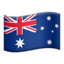 Flag: Australia on Apple