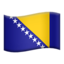 Flag: Bosnia & Herzegovina on Apple
