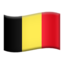 Flag: Belgium on Apple