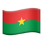 Flag: Burkina Faso on Apple