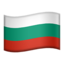 Flag: Bulgaria on Apple