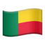 Flag: Benin on Apple