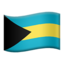 Flag: Bahamas on Apple