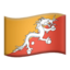 Flag: Bhutan on Apple