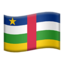 Flag: Central African Republic on Apple