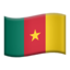 Flag: Cameroon on Apple