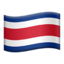 Flag: Costa Rica on Apple