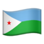 Flag: Djibouti on Apple