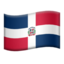 Flag: Dominican Republic on Apple